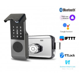 Врезной электронный биометрический замок Visit-Lock Skud с возможностью удаленной смены кода
